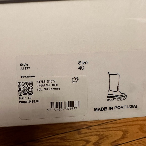 Ganni Olive Boots - Picture 7 of 8